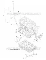 MOTEUR, OIL SYSTEM AND JAUGE A HUILE