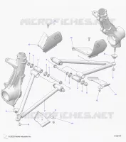SUSPENSION, A-ARM AND SUPPORT MOUNTING