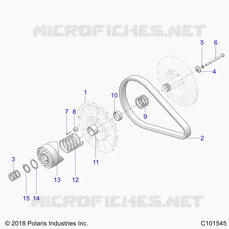 SYSTÃˆME DE TRANSMISSION, SECONDARY CLUTCH
