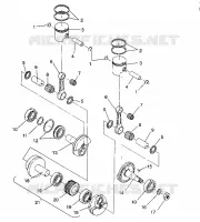 PISTON ET VILEBREQUIN WIDETRAK GT / X932061 (4924722472030A)