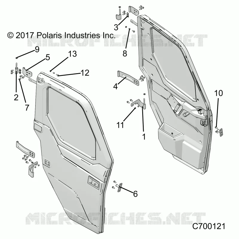PORTES, FULL, MOUNTING