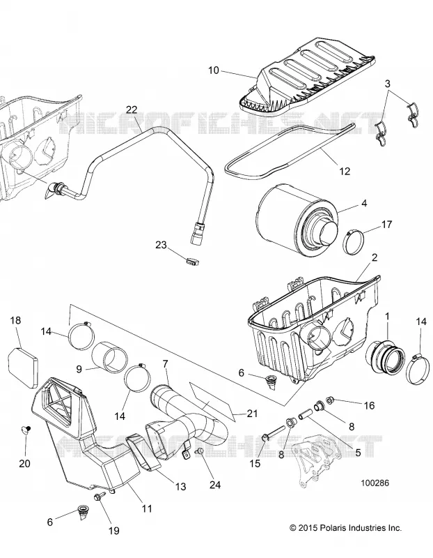 ENGINE, PRISE D'AIR SYSTEM