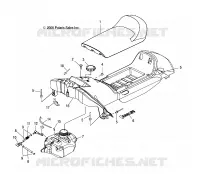 SIEGE, FUEL TANK AND CONSOLE