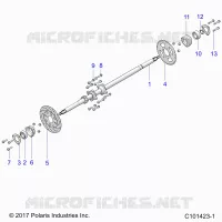 SUSPENSION ARRIERE AXLE