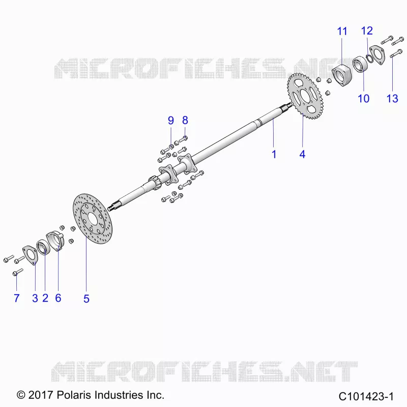 SUSPENSION ARRIERE AXLE