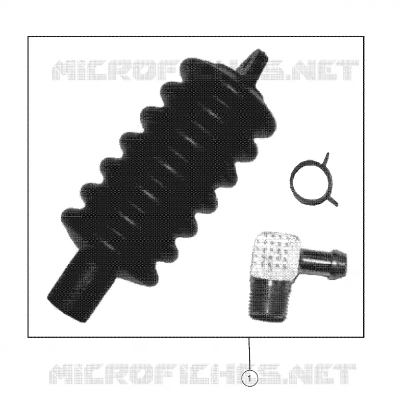 DRIVE LINE, KIT, BELLOWS, DIFFERENTIEL VENT TUBE