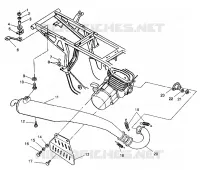 ECHAPPEMENT ASSEMBLY TRAIL BLAZER W937221 (4924082408005A)