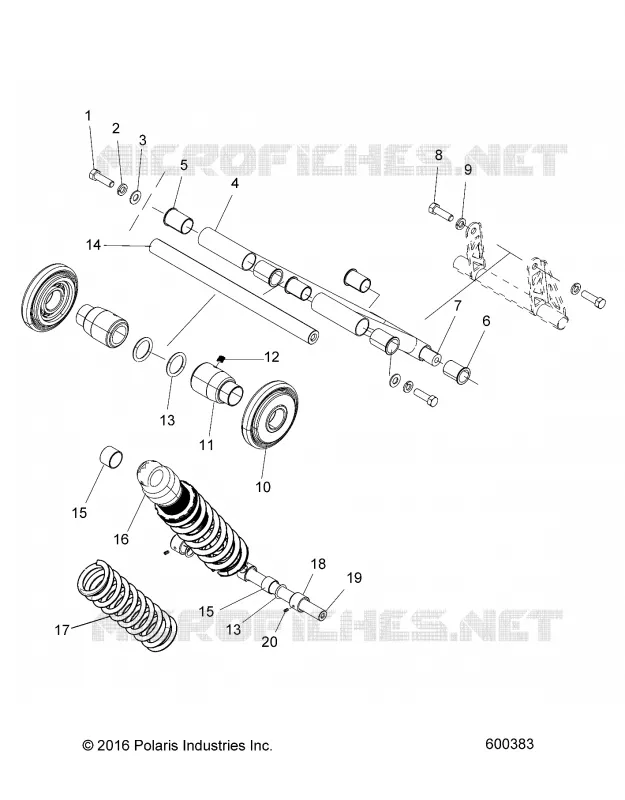 SUSPENSION, BRAS DE SUSPENSION ARRIERE