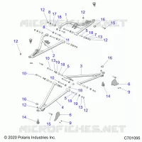 SUSPENSION AVANT CONTROL ARMS