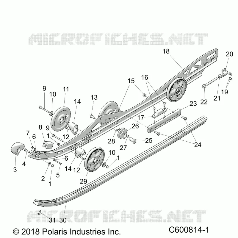 SUSPENSION, FIXATION RAIL