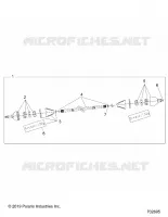DRIVE TRAIN, HALF ARBRE DE TRANSMISSION ARRIERE