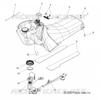 SYSTÈME D'ALIMENTATION, CARBURANT TANK ASM.