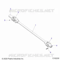 SYSTÃˆME DE TRANSMISSION, FRONT PROP SHAFT