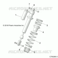 SUSPENSION, AMORTISSEUR AVANT MOUNTING