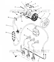 STATOR ASSEMBLY XLT TOURING  0952857 and EUROPEAN XLT TOURING  E952857 (4929172917C014)