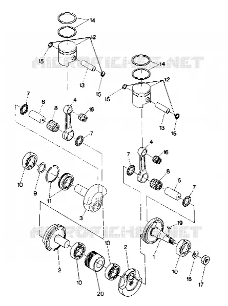 PISTON AND VILEBREQUIN TRAIL (4914161416030A)