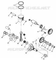 PISTON ET VILEBREQUIN