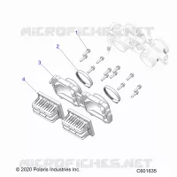ENGINE, REED VALVE AND CORPS DE PAPILON ADAPTOR