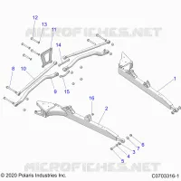 SUSPENSION ARRIERE CONTROL ARMS