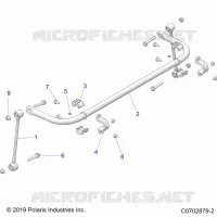 SUSPENSION, REAR BARRE STABILISATRICE