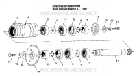 TENDEUR CENTRAL  Magnum 6X6 W97AE42A and Swedish Magnum 6X6 S97AE42E (4940754075C005)