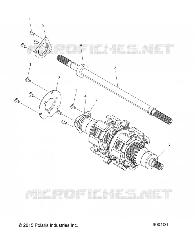 DRIVE TRAIN, JACKSHAFT AND ARBRE DE TRANSMISSION