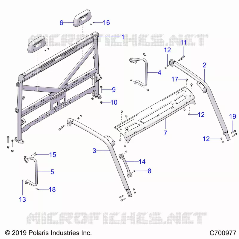 CHASSIS, CAB CADRE