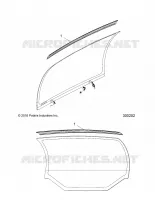 PARE BRISE, FRONT AND REAR EXTRUSION COVER