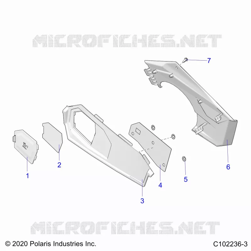 CLOSE OFF PANEL and ACCESS PANEL