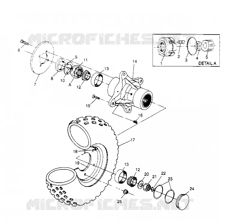 ROUE AVANT Sportsman 4x4 W958040 (4930403040B007)