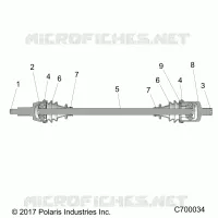 SYSTEME DE TRANSMISSION, FRONT HALF SHAFT