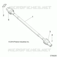 SYSTÃˆME DE TRANSMISSION, REAR PROP SHAFT