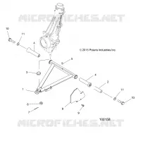 SUSPENSION, A-ARM AND SUPPORT MOUNTING