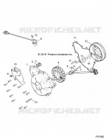 ENGINE, STATOR AND VOLANT MOTEUR