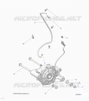 SYSTÃˆME DE TRANSMISSION, FRONT GEARCASE MOUNTING