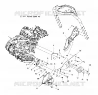 MOTEUR, MOUNTING, LH