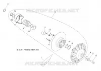 SYSTÈME DE TRANSMISSION, SECONDARY CLUTCH