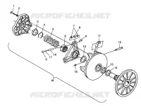 EMBRAYAGE DE TRANSMISSION 600 RMK 0980958 AND EUROPEAN 600 RMK E980958 (4944634463C001)