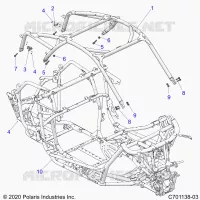 CHASSIS, CAB CADRE