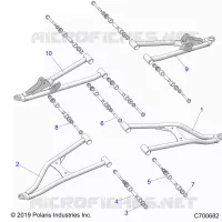 SUSPENSION AVANT CONTROL ARMS