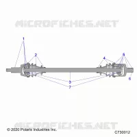 SYSTÃˆME DE TRANSMISSION, FRONT HALF SHAFT