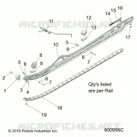 SUSPENSION, FIXATION RAIL