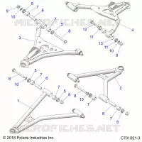 SUSPENSION AVANT CONTROL ARMS