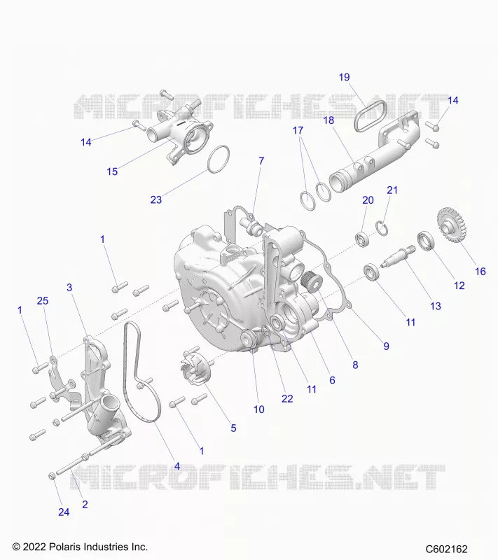 ENGINE, SYSTÃˆME DE REFROIDISSEMENT/WATER PUMP