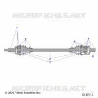 SYSTÃˆME DE TRANSMISSION, FRONT HALF SHAFT