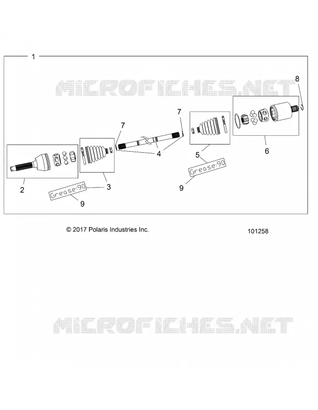 DRIVE TRAIN, TRANSMISSION AVANT SHAFT