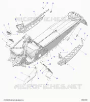 CHASSIS, PROTECTION D'EMBRAYAGE, FOOTRESTS, AND RUNNINGBOARDS