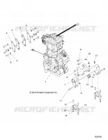 ENGINE, ENGINE AND SUPPORT TRANSMISSION