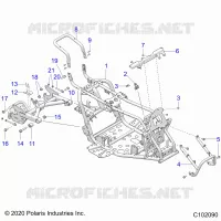 CHASSIS, CADRE ASM AND SWINGARM