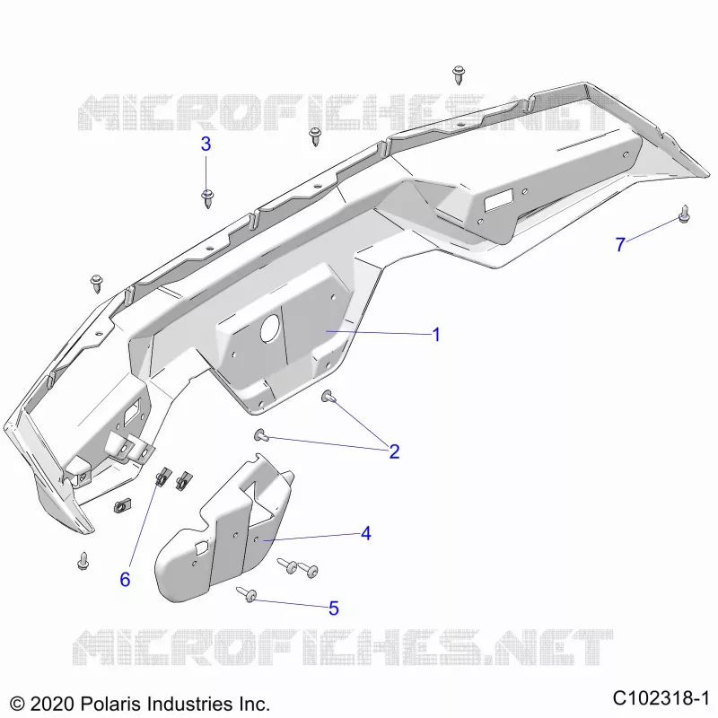 CARROSSERIE ARRIERE BUMPER